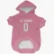 Pink Houston Texans Azeez Al-Shaair   Dog & Cat Pet Hoodie