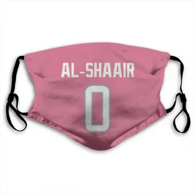 Pink Houston Texans Azeez Al-Shaair   Face Mask