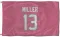 Pink Houston Texans Braxton Miller   Flag (3 X 5)