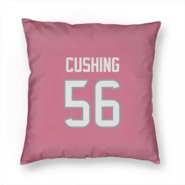 Pink Houston Texans Brian Cushing   Pillow Cover (18 X 18)