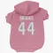 Pink Houston Texans British Brooks   Dog & Cat Pet Hoodie