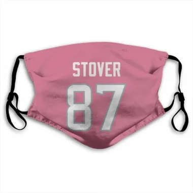 Pink Houston Texans Cade Stover   Face Mask