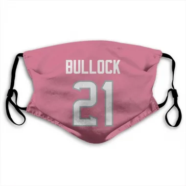 Pink Houston Texans Calen Bullock   Face Mask