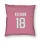 Pink Houston Texans Case Keenum   Pillow Cover (18 X 18)