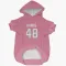 Pink Houston Texans Christian Harris   Dog & Cat Pet Hoodie