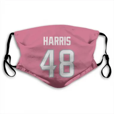 Pink Houston Texans Christian Harris   Face Mask