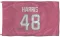 Pink Houston Texans Christian Harris   Flag (3 X 5)