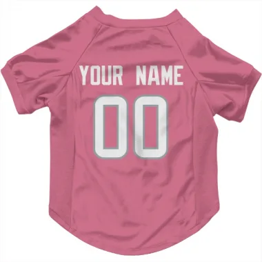 Pink Houston Texans Custom    Dog & Cat Pet Jersey