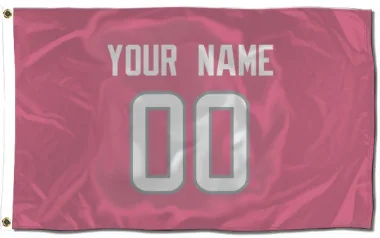 Pink Houston Texans Custom    Flag (3 X 5)