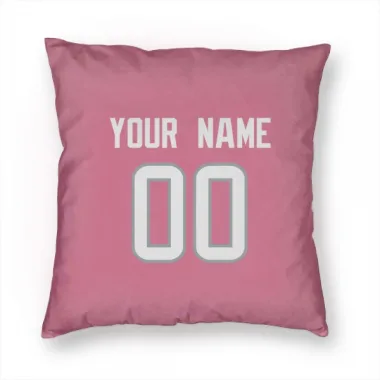 Pink Houston Texans Custom    Pillow Cover (18 X 18)