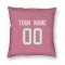 Pink Houston Texans Custom    Pillow Cover (18 X 18)