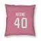 Pink Houston Texans Dalton Keene   Pillow Cover (18 X 18)