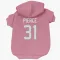 Pink Houston Texans Dameon Pierce   Dog & Cat Pet Hoodie