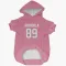 Pink Houston Texans Danny Amendola   Dog & Cat Pet Hoodie