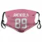 Pink Houston Texans Danny Amendola   Face Mask