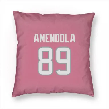 Pink Houston Texans Danny Amendola   Pillow Cover (18 X 18)