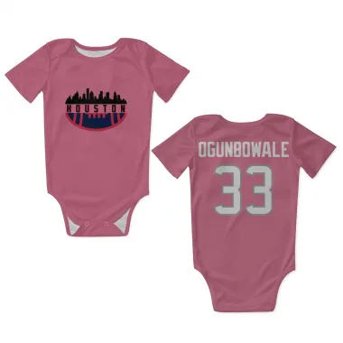 Pink Houston Texans Dare Ogunbowale   Newborn & Infant Bodysuit