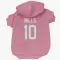 Pink Houston Texans Davis Mills   Dog & Cat Pet Hoodie