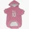 Pink Houston Texans Davis Mills   Dog & Cat Pet Hoodie