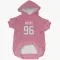 Pink Houston Texans Denico Autry   Dog & Cat Pet Hoodie