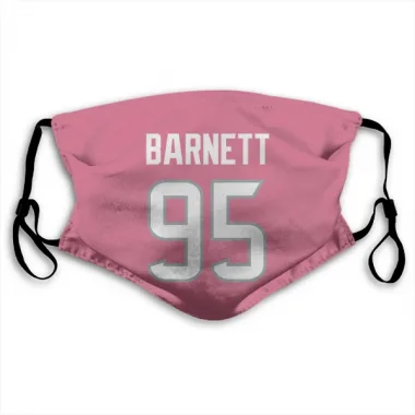 Pink Houston Texans Derek Barnett   Face Mask