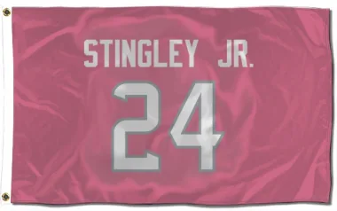 Pink Houston Texans Derek Stingley Jr.   Flag (3 X 5)