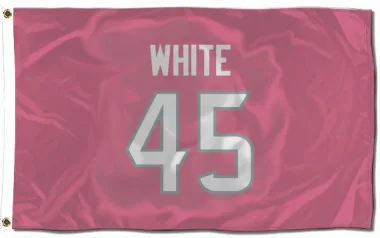 Pink Houston Texans Devin White   Flag (3 X 5)