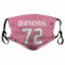 Pink Houston Texans Dylan Deatherage   Face Mask