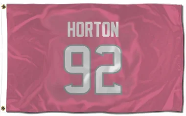 Pink Houston Texans Dylan Horton   Flag (3 X 5)