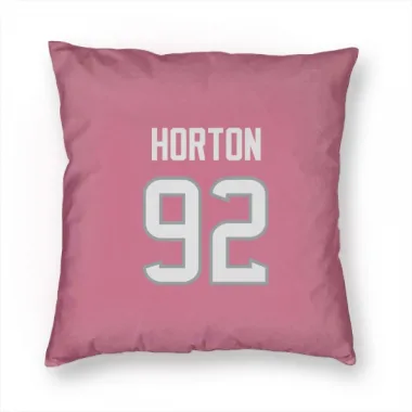 Pink Houston Texans Dylan Horton   Pillow Cover (18 X 18)