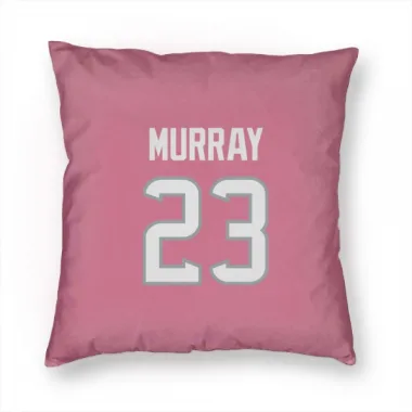 Pink Houston Texans Eric Murray   Pillow Cover (18 X 18)