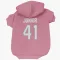 Pink Houston Texans Gregory Junior   Dog & Cat Pet Hoodie