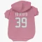 Pink Houston Texans Henry To'oTo'o   Dog & Cat Pet Hoodie