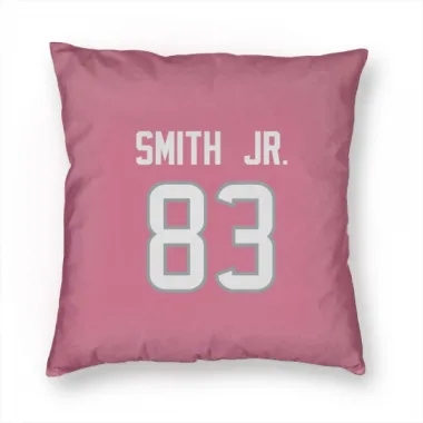 Pink Houston Texans Irv Smith Jr.   Pillow Cover (18 X 18)