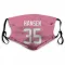 Pink Houston Texans Jake Hansen   Face Mask