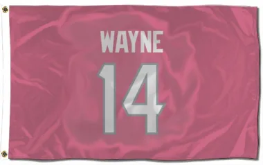 Pink Houston Texans Jared Wayne   Flag (3 X 5)