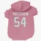 Pink Houston Texans Jarrett Patterson   Dog & Cat Pet Hoodie