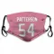 Pink Houston Texans Jarrett Patterson   Face Mask