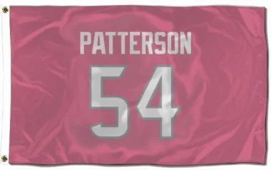 Pink Houston Texans Jarrett Patterson   Flag (3 X 5)