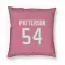 Pink Houston Texans Jarrett Patterson   Pillow Cover (18 X 18)