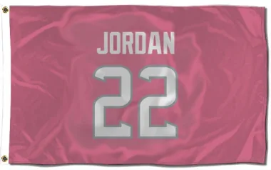 Pink Houston Texans Jawhar Jordan   Flag (3 X 5)