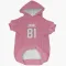 Pink Houston Texans Jaxon Janke   Dog & Cat Pet Hoodie