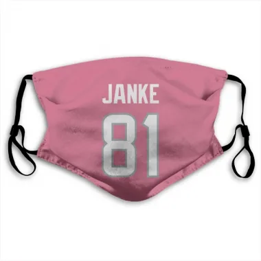 Pink Houston Texans Jaxon Janke   Face Mask