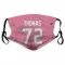 Pink Houston Texans Jaylon Thomas   Face Mask