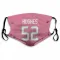 Pink Houston Texans Jerry Hughes   Face Mask