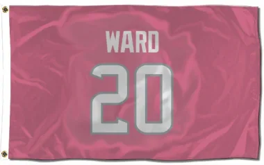 Pink Houston Texans Jimmie Ward   Flag (3 X 5)