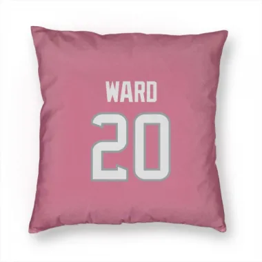 Pink Houston Texans Jimmie Ward   Pillow Cover (18 X 18)