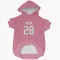 Pink Houston Texans Joe Mixon   Dog & Cat Pet Hoodie