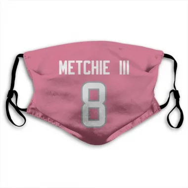 Pink Houston Texans John Metchie III   Face Mask