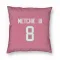 Pink Houston Texans John Metchie III   Pillow Cover (18 X 18)